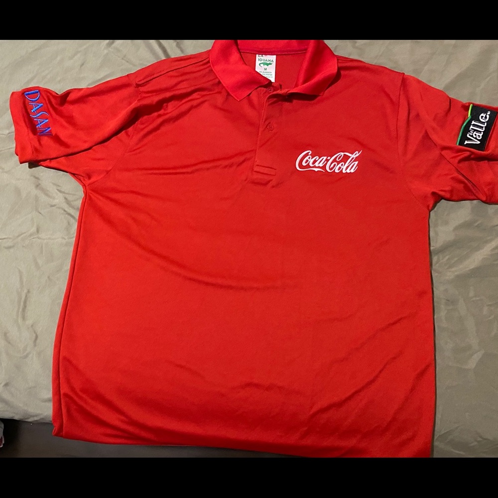 Coca Cola collard shirt